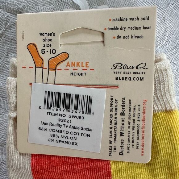 Blue Q Womens Cotton Ankle Socks B$&@ch I am Reality TV Drama Funny - Picture 6 of 6